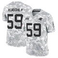 Tlead C.Panthers #59 Luke Kuechly Player Arctic Camo Salute to Service Limited Stitched Jerseys
