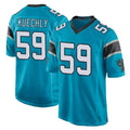 Tlead C.Panthers #59 Luke Kuechly Player Blue Game Stitched Jerseys