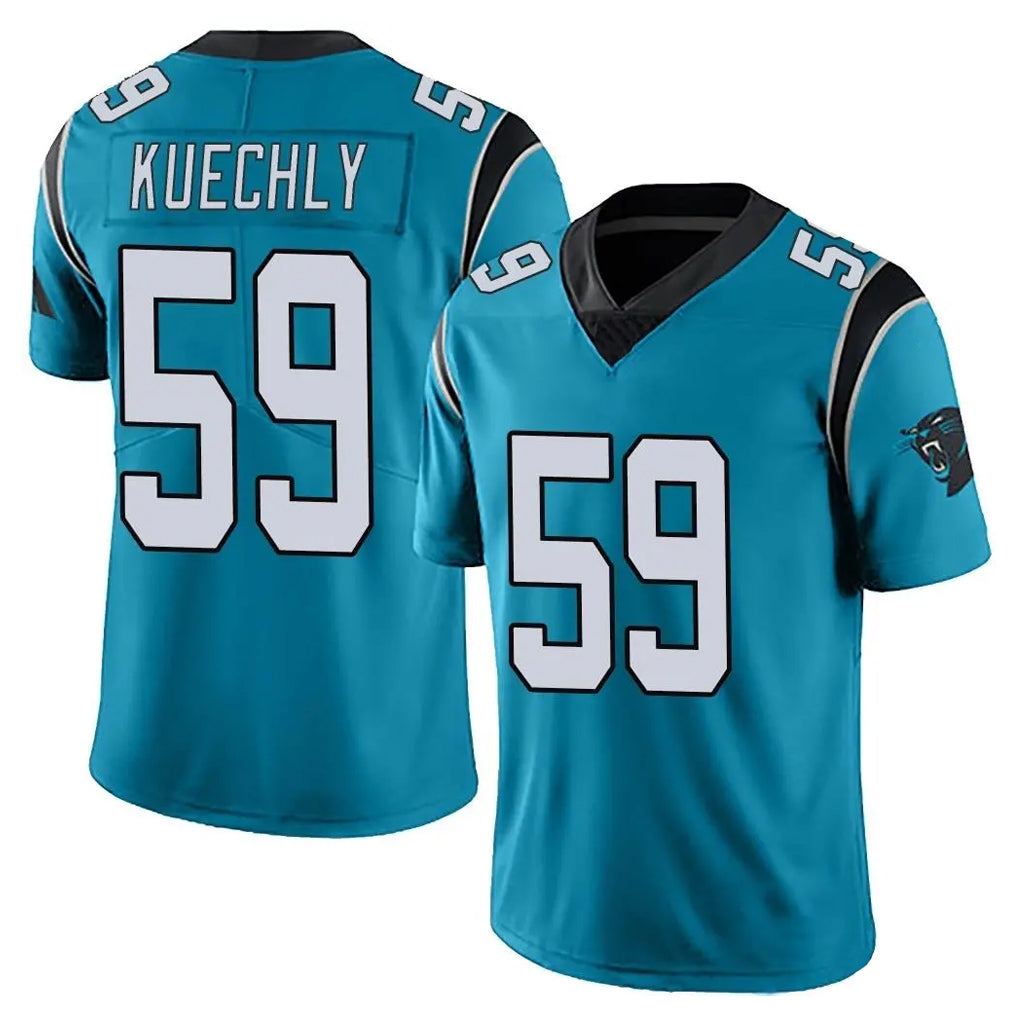 Tlead C.Panthers #59 Luke Kuechly Player Blue Vapor Untouchable Limited Game Stitched Jerseys