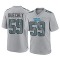 Tlead C.Panthers #59 Luke Kuechly Player Gray Atmosphere Fashion Game Stitched Jerseys