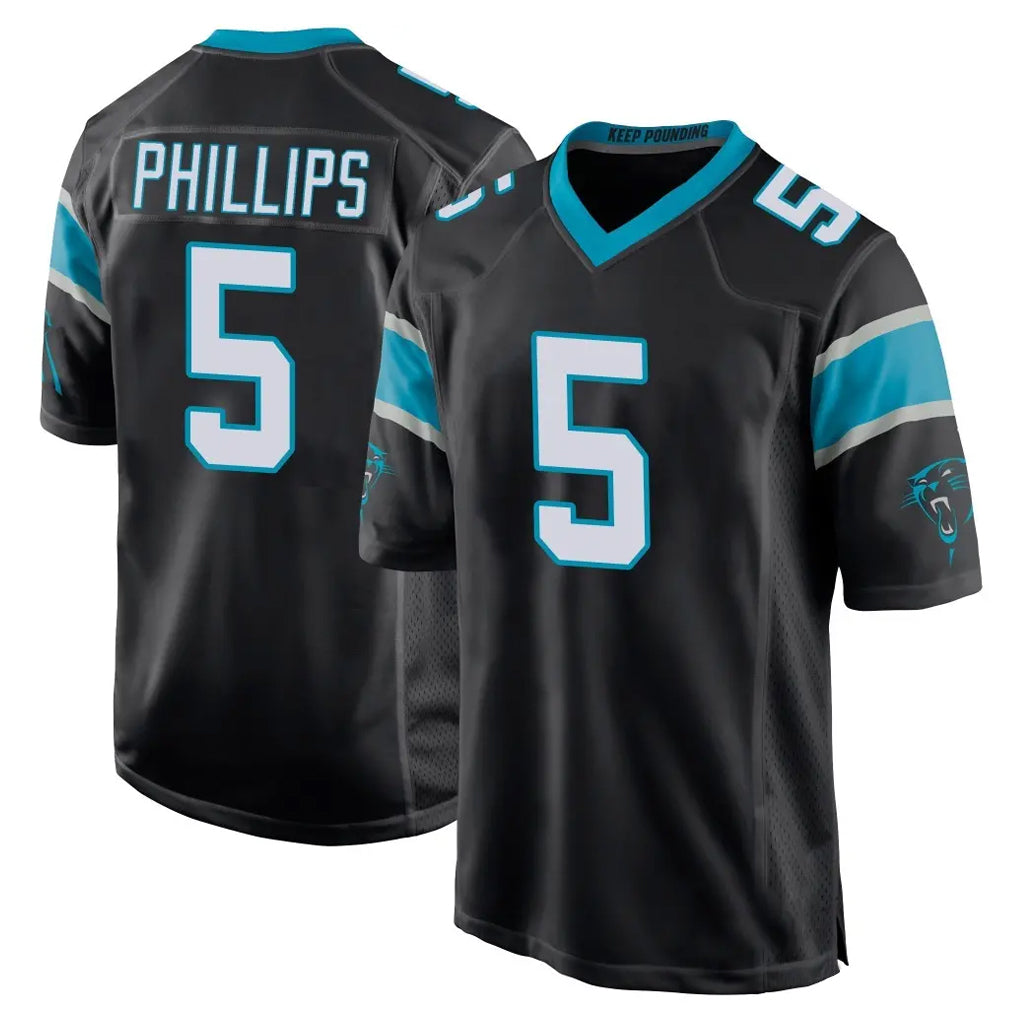 Tlead C.Panthers #5 Jaelan Phillips Player Black Game Stitched Jerseys
