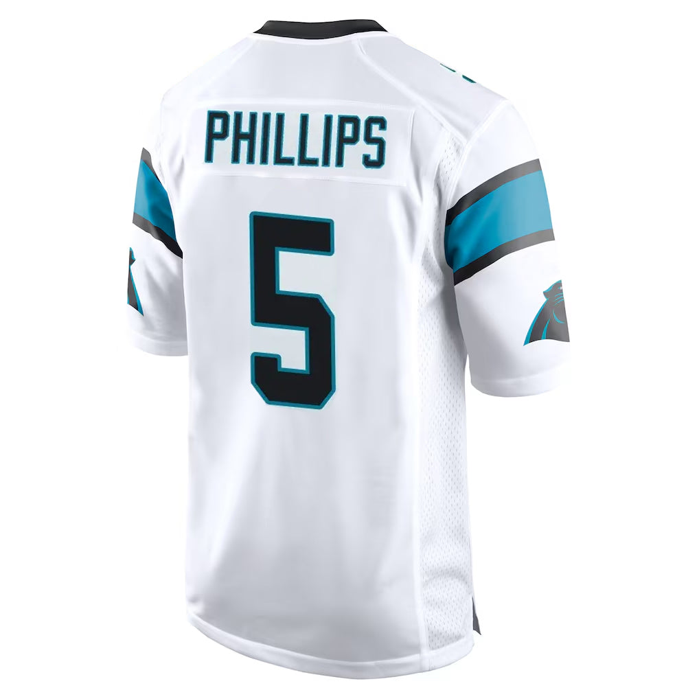 Tlead C.Panthers #5 Jaelan Phillips Player White Game Stitched Jerseys