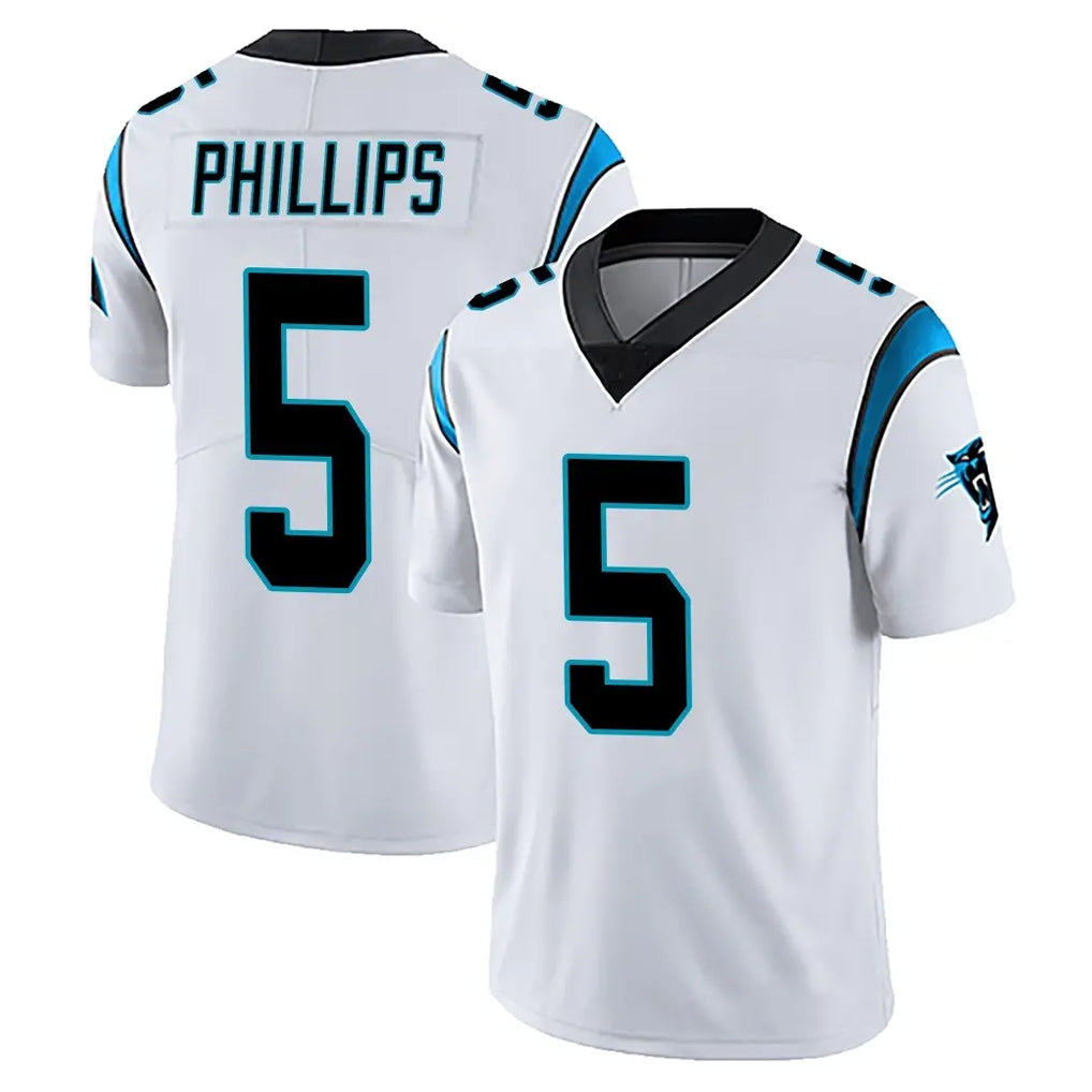 Tlead C.Panthers #5 Jaelan Phillips Player White Vapor Untouchable Limited Game Stitched Jerseys