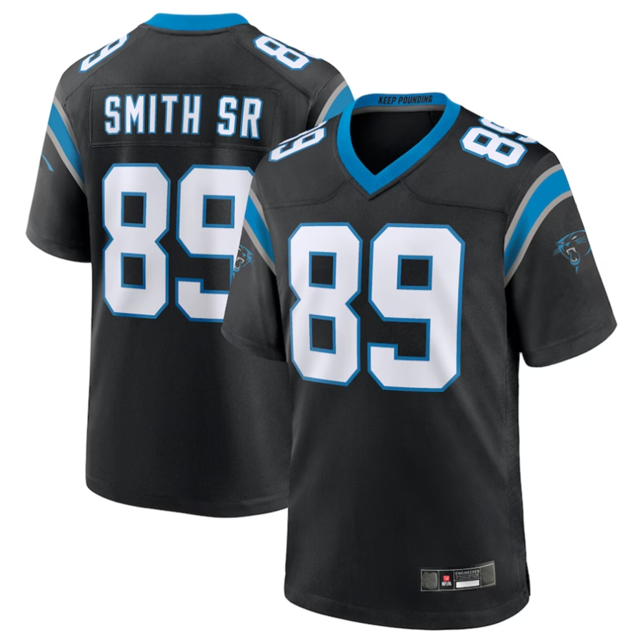 Tlead C.Panthers #89 Steve Smith Sr. Black Retired Player Game Stitched Jerseys