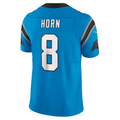 Tlead C.Panthers #8 Jaycee Horn Blue Vapor F.U.S.E. Limited Stitched Jerseys