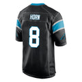 Tlead C.Panthers #8 Jaycee Horn Player Black Game Stitched Jerseys
