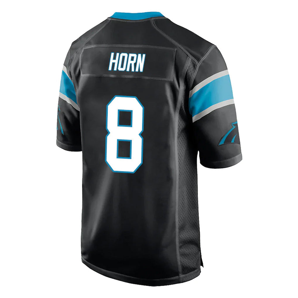 Tlead C.Panthers #8 Jaycee Horn Player Black Game Stitched Jerseys