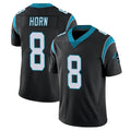 Tlead C.Panthers #8 Jaycee Horn Player Black Vapor Untouchable Limited Game Stitched Jerseys
