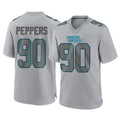 Tlead C.Panthers #90 Julius Peppers Player Gray Atmosphere Fashion Game Stitched Jerseys
