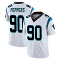Tlead C.Panthers #90 Julius Peppers Player White Vapor Untouchable Limited Game Stitched Jerseys