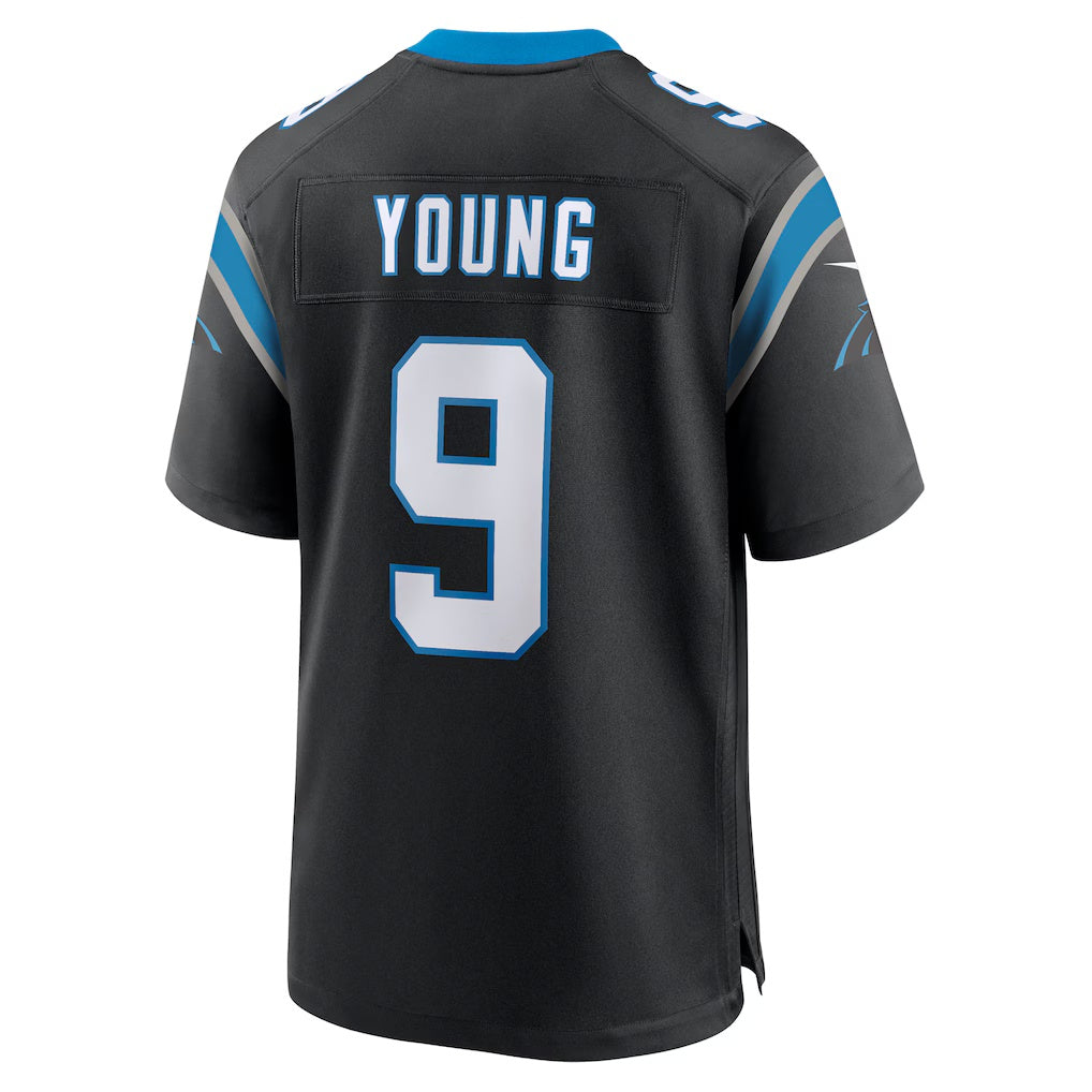 Tlead C.Panthers #9 Bryce Young Black Team Game Stitched Jerseys