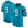 Tlead C.Panthers #9 Bryce Young Player Blue Game Stitched Jerseys