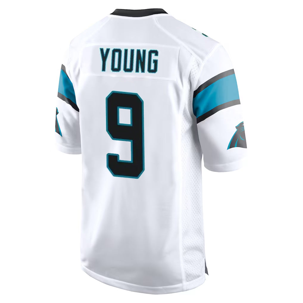 Tlead C.Panthers #9 Bryce Young Player White Game Stitched Jerseys