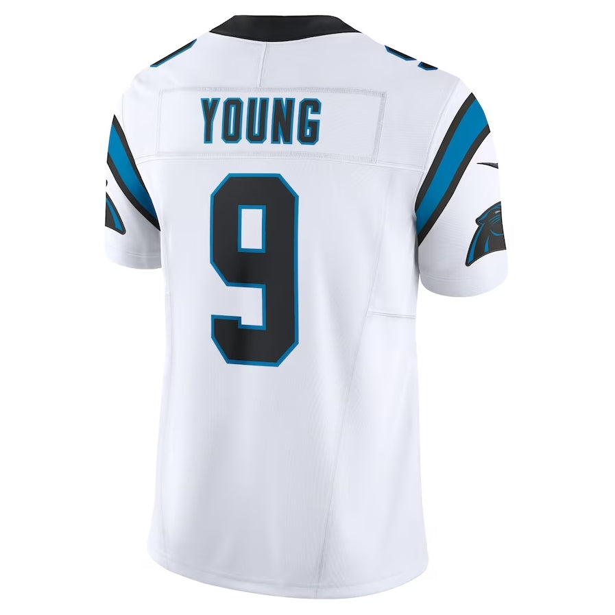 Tlead C.Panthers #9 Bryce Young Vapor F.U.S.E. Limited Stitched Jerseys