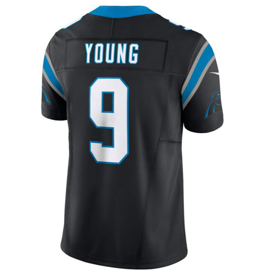 TleadC.Panthers #9 Bryce Young Black Vapor F.U.S.E. Limited Jersey American Stitched  Jerseys