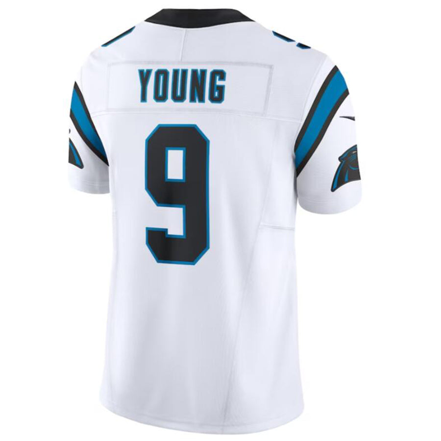 Tlead C.Panthers #9 Bryce Young White Vapor F.U.S.E. Limited Jersey American Stitched Jerseys