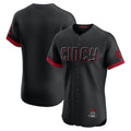 Tlead C.Reds Black City Connect Limited Elite Home Blank Player Stitched Jerseys