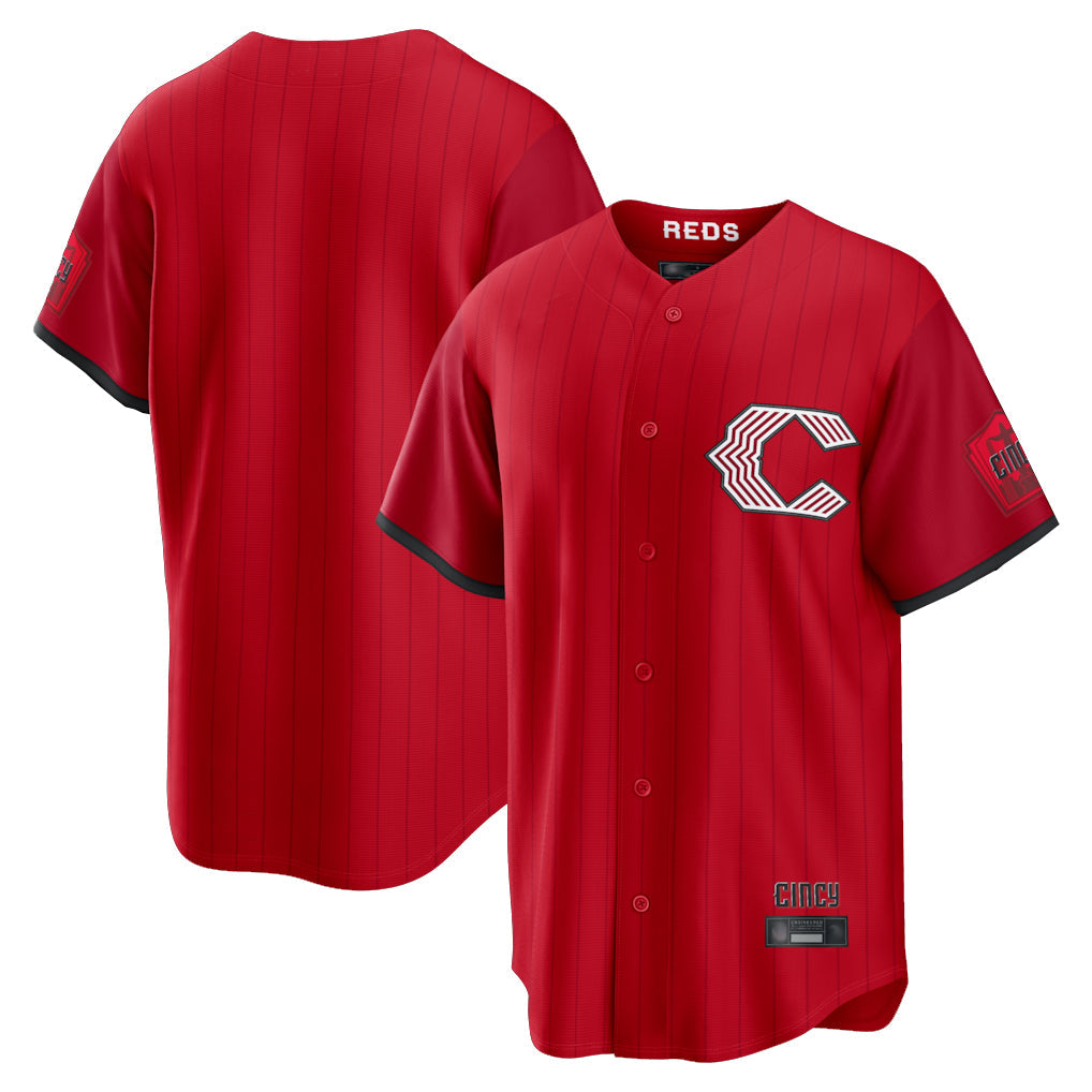 Tlead C.Reds Red 2026 City Connect Home Game Blank Player Stitched Jerseys