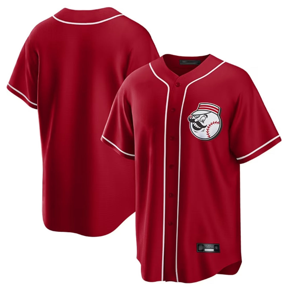 Tlead C.Reds Red Home Game Blank Player Stitched Jerseys