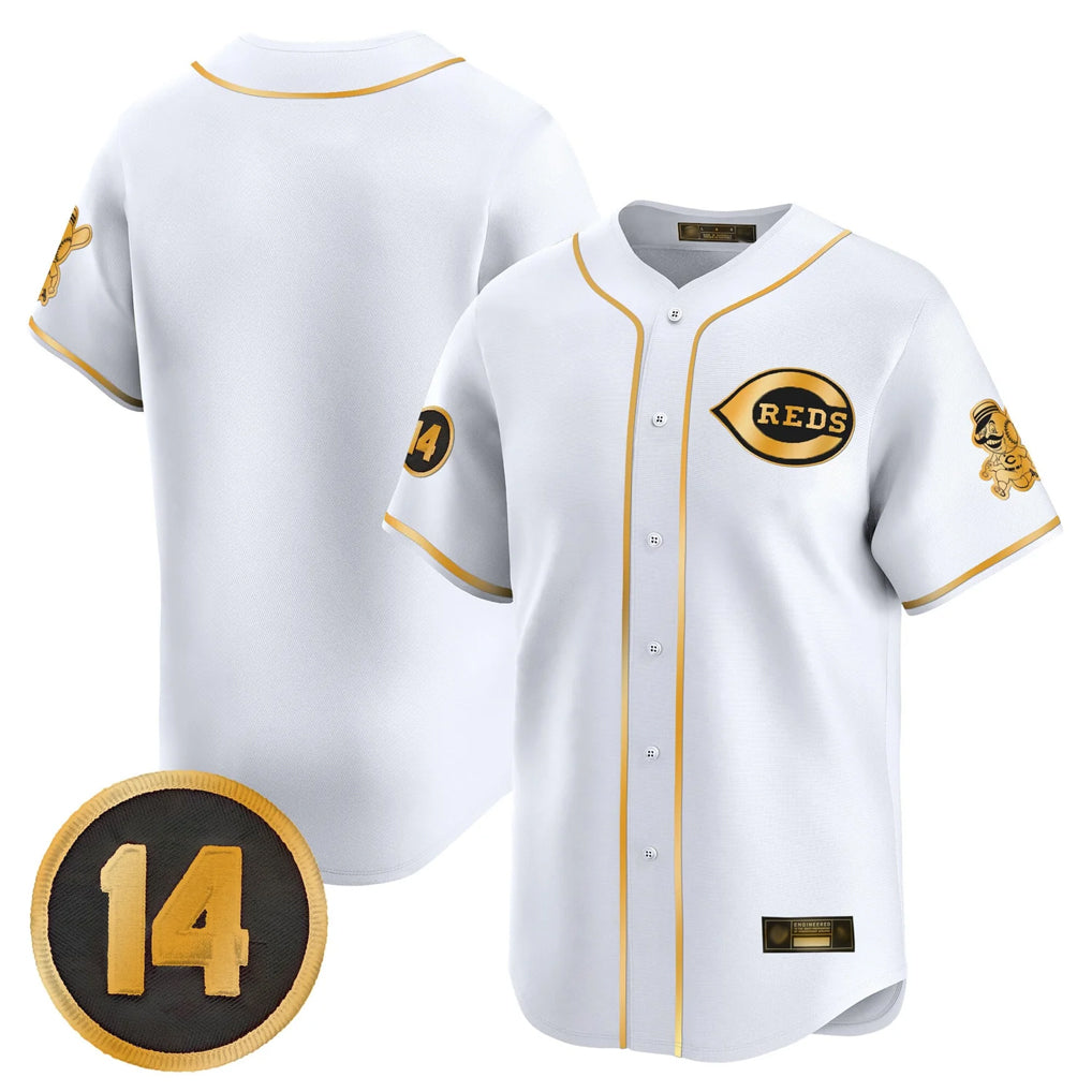Tlead C.Reds White-Gold Vapor Premier Limited Home Blank Player Stitched Jerseys