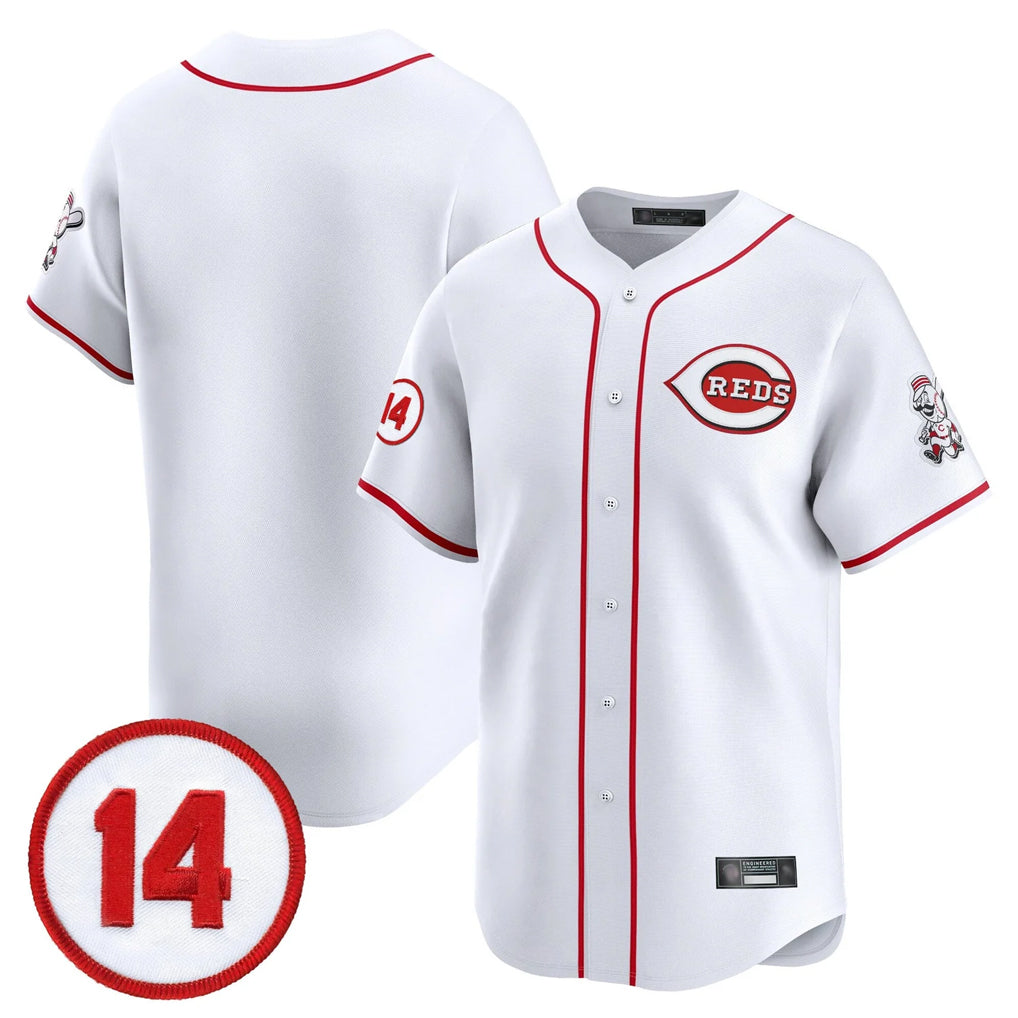 Tlead C.Reds White Vapor Premier Limited Home Blank Player Stitched Jerseys