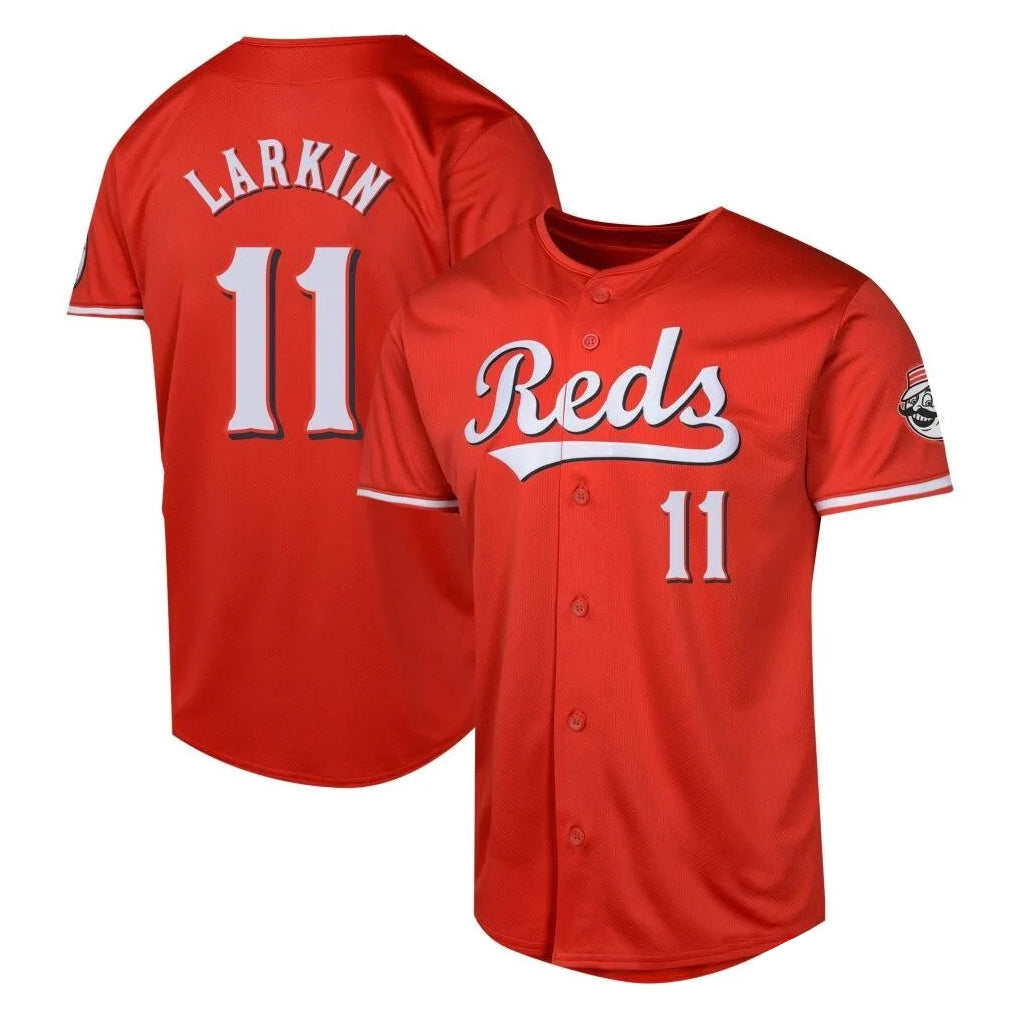 Tlead C.Reds #11 Barry Larkin Player Red 2026 City Connect Limited Home Stitched Jerseys