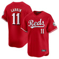 Tlead C.Reds #11 Barry Larkin Player Red Home Limited Stitched Jerseys