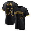 Tlead C.Reds #14 Pete Rose Player Black Snake Skin City Limited Elite Home Stitched Jerseys