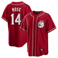 Tlead C.Reds #14 Pete Rose Player Red Home Game Stitched Jerseys