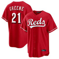 Tlead C.Reds #21 Hunter Greene Player Red Home Game Stitched Jerseys