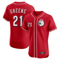 Tlead C.Reds #21 Hunter Greene Player Red Limited Elite Home Game Stitched Jerseys