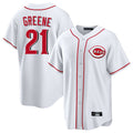 Tlead C.Reds #21 Hunter Greene Player White Game Home Stitched Jerseys