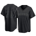 Tlead C.Reds #28 Eugenio Su¡§¡érez Player Black T-shirt Game Home Stitched Jerseys