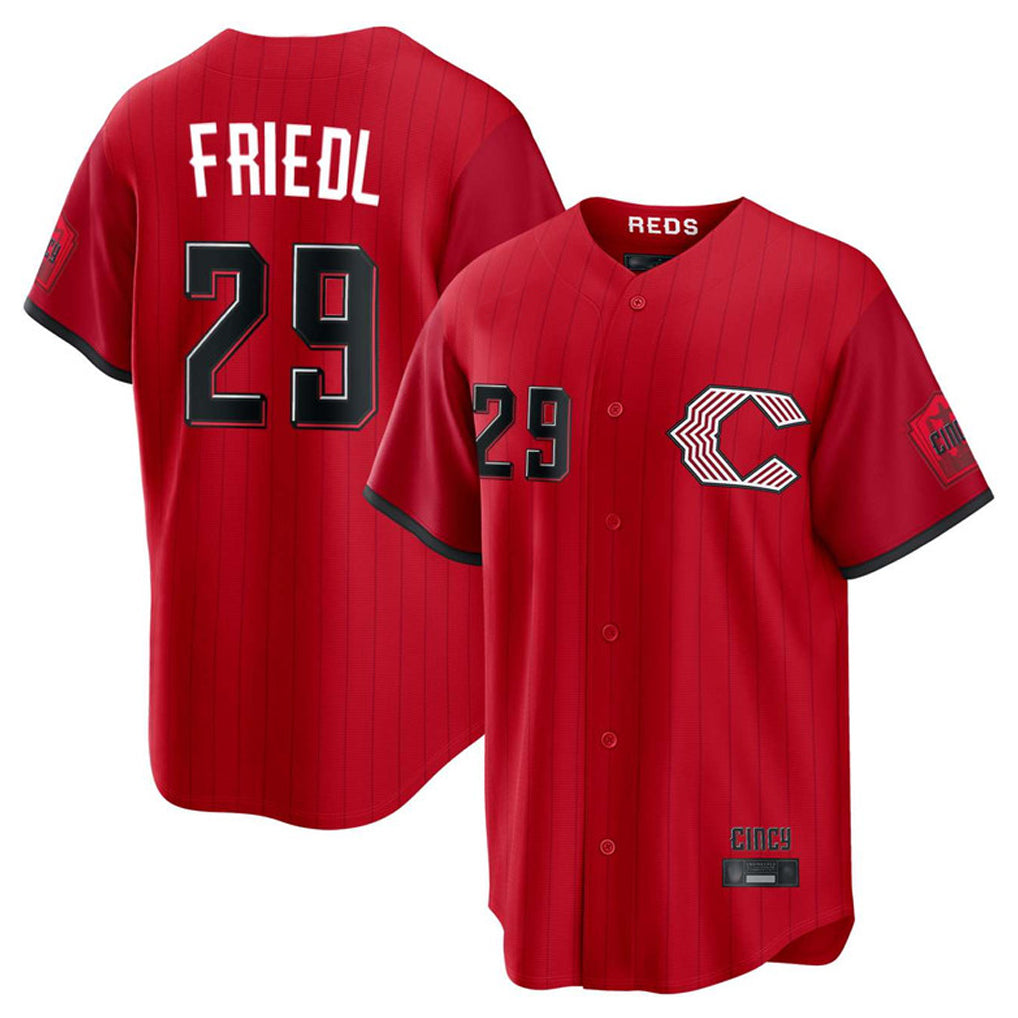 Tlead C.Reds #29 TJ Friedl Player Red 2026 City Connect Home Game Stitched Jerseys