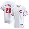 Tlead C.Reds #29 TJ Friedl Player White Limited Home Stitched Jerseys