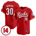 Tlead C.Reds #30 Ken Griffey Player Red Vapor Premier Limited Home Stitched Jerseys