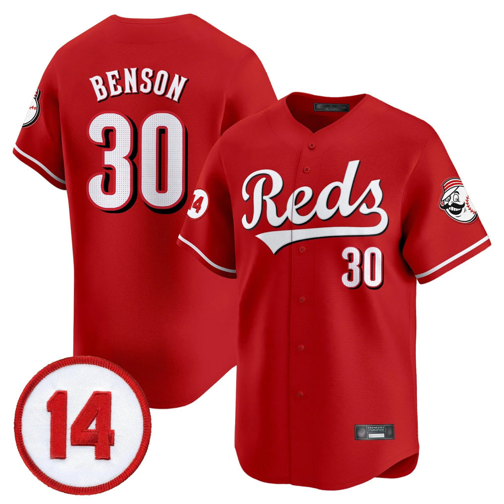 Tlead C.Reds #30 Ken Griffey Player Red Vapor Premier Limited Home Stitched Jerseys