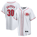 Tlead C.Reds #30 Ken Griffey Player White Game Home Stitched Jerseys