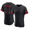 Tlead C.Reds #35 Jose Trevino Player Black City Connect Limited Elite Home Stitched Jerseys