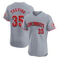 Tlead C.Reds #35 Jose Trevino Player Gray Limited Elite Home Stitched Jerseys