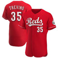 Tlead C.Reds #35 Jose Trevino Player Red Limited Elite Home Stitched Jerseys