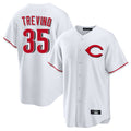 Tlead C.Reds #35 Jose Trevino Player White Home Game Stitched Jerseys