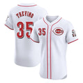 Tlead C.Reds #35 Jose Trevino Player White Limited Elite Home Stitched Jerseys