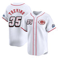 Tlead C.Reds #35 Jose Trevino Player White Speedway Classic Home Limited Stitched Jerseys