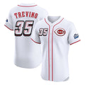 Tlead C.Reds #35 Jose Trevino Player White Speedway Classic Limited Elite Home Stitched Jerseys