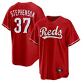 Tlead C.Reds #37 Tyler Stephenson Player Red Home Game Stitched Jerseys