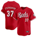 Tlead C.Reds #37 Tyler Stephenson Player Red Home Limited Stitched Jerseys
