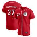 Tlead C.Reds #37 Tyler Stephenson Player Red Limited Elite Home Game Stitched Jerseys
