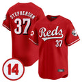 Tlead C.Reds #37 Tyler Stephenson Player Red Vapor Premier Limited Home Stitched Jerseys