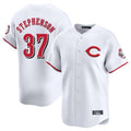 Tlead C.Reds #37 Tyler Stephenson Player White Limited Home Stitched Jerseys